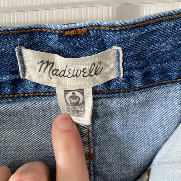 Madewell Rigid Denium A-line Denim Jean Skirt - Picture 8 of 9